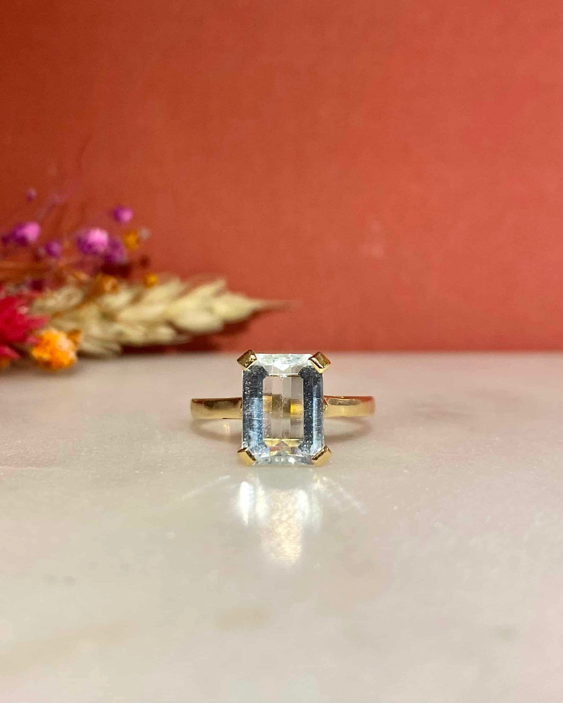 1.90 carat &quot;Penelope&quot; Aquamarine Solitaire Ring