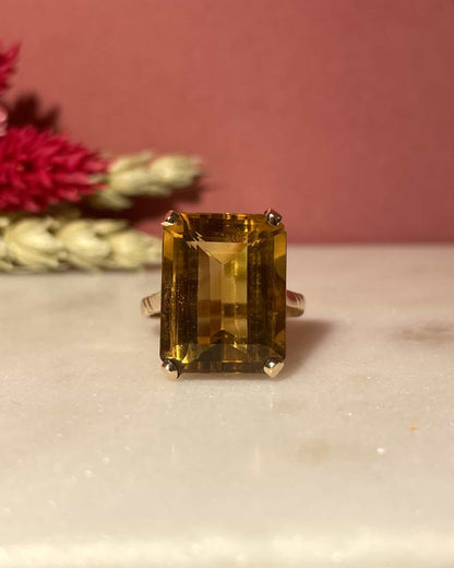 Bague Cocktail Citrine 10.40 Carats &quot;Sacha&quot;