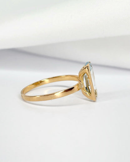 Bague Cocktail Aigue - Marine 1.25 carat "Marina" - Elliade Paris