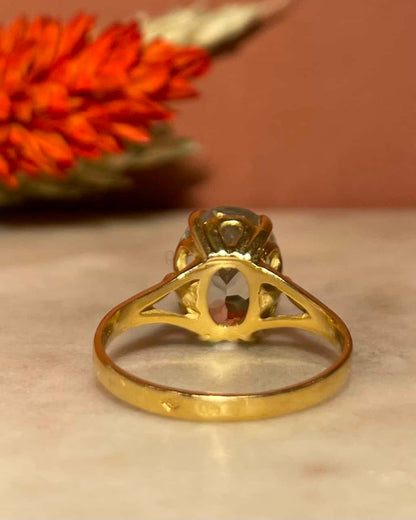 Bague Cocktail Aigue - Marine 2.20 Carats &quot;Julianne&quot; - Elliade Paris