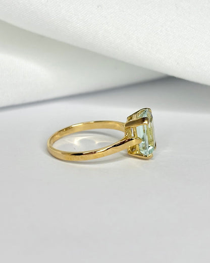 Bague Cocktail Aigue - Marine 2.40 carats "Esmée" - Elliade Paris