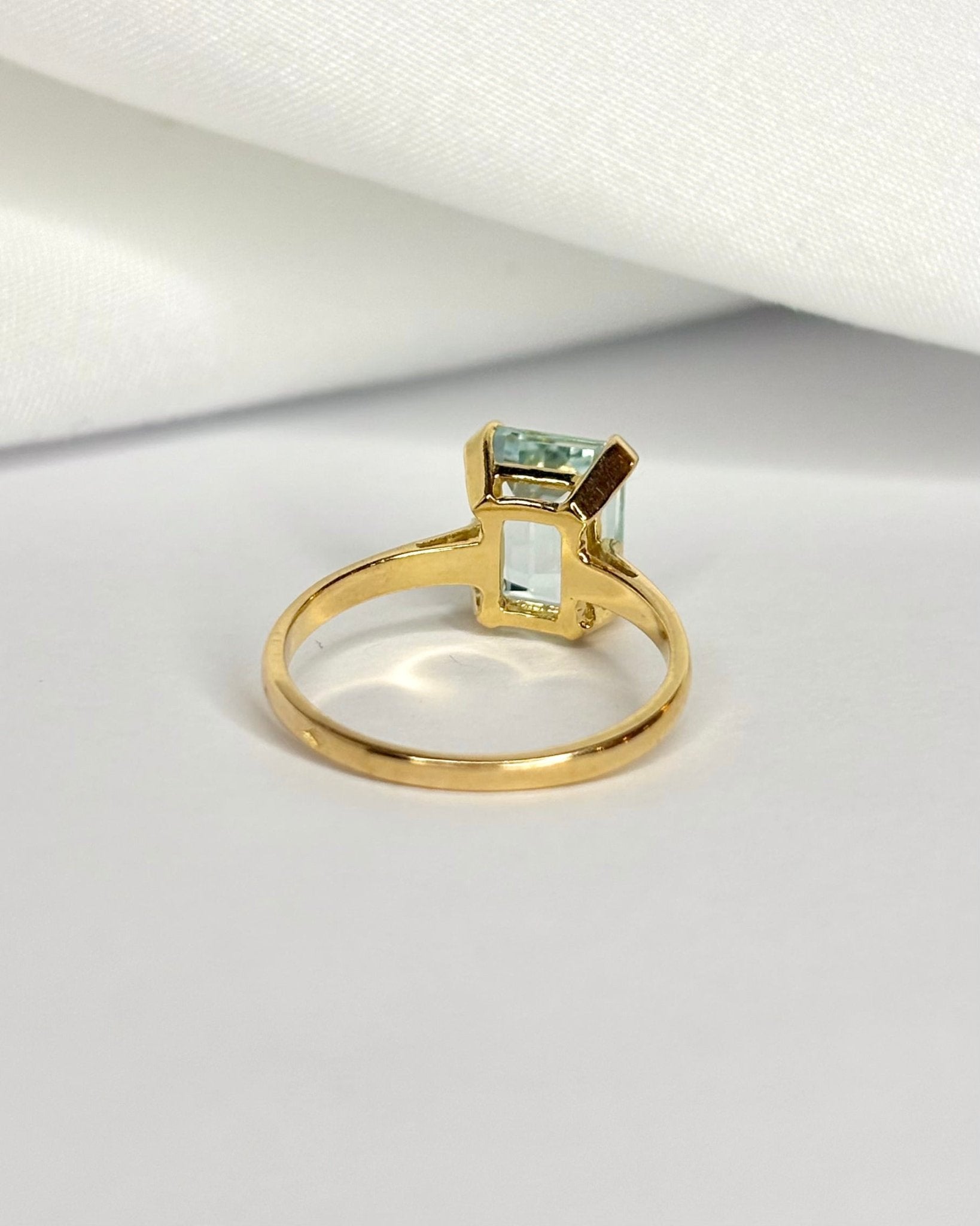 Bague Cocktail Aigue - Marine 2.40 carats "Esmée" - Elliade Paris