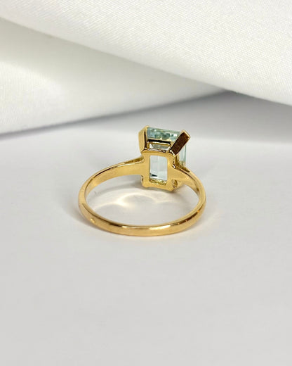 Bague Cocktail Aigue - Marine 2.40 carats "Esmée" - Elliade Paris