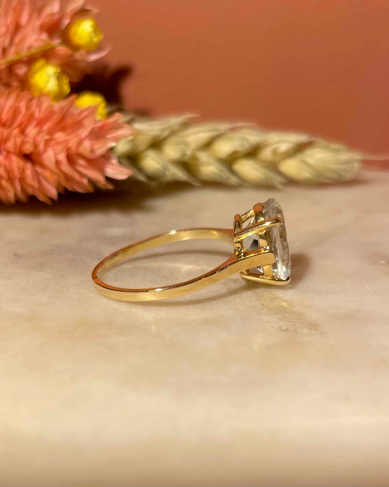 Bague Cocktail Aigue - Marine 2.50 carats &quot;Irina&quot; - Elliade Paris