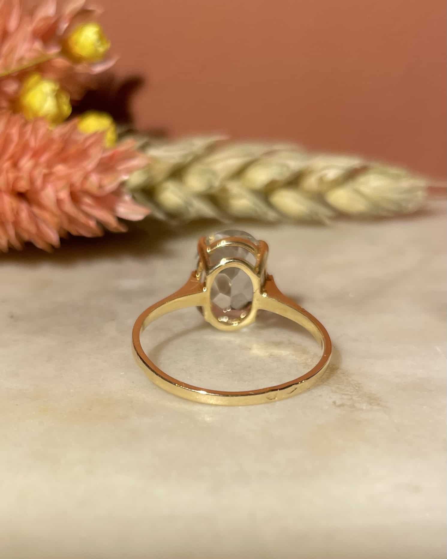 Bague Cocktail Aigue - Marine 2.50 carats &quot;Irina&quot; - Elliade Paris