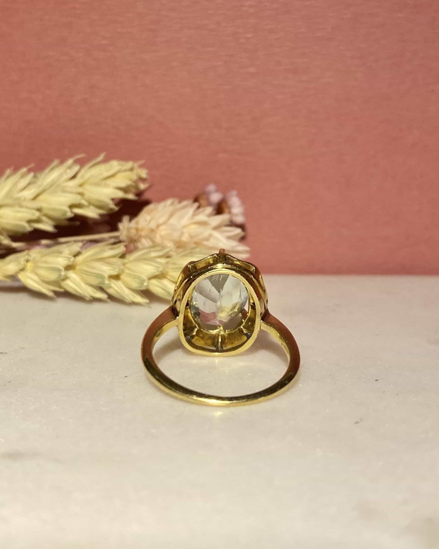 Bague Cocktail Aigue - Marine 2.50 carats &quot;Jada&quot; - Elliade Paris