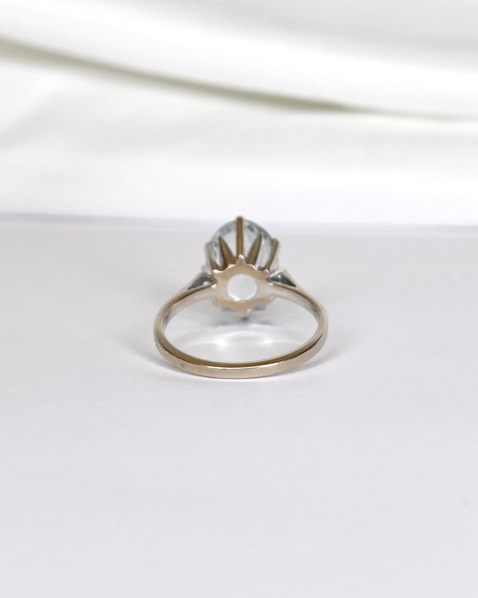 Bague Cocktail Aigue - Marine 2.90 carats "Belinda" - Elliade Paris