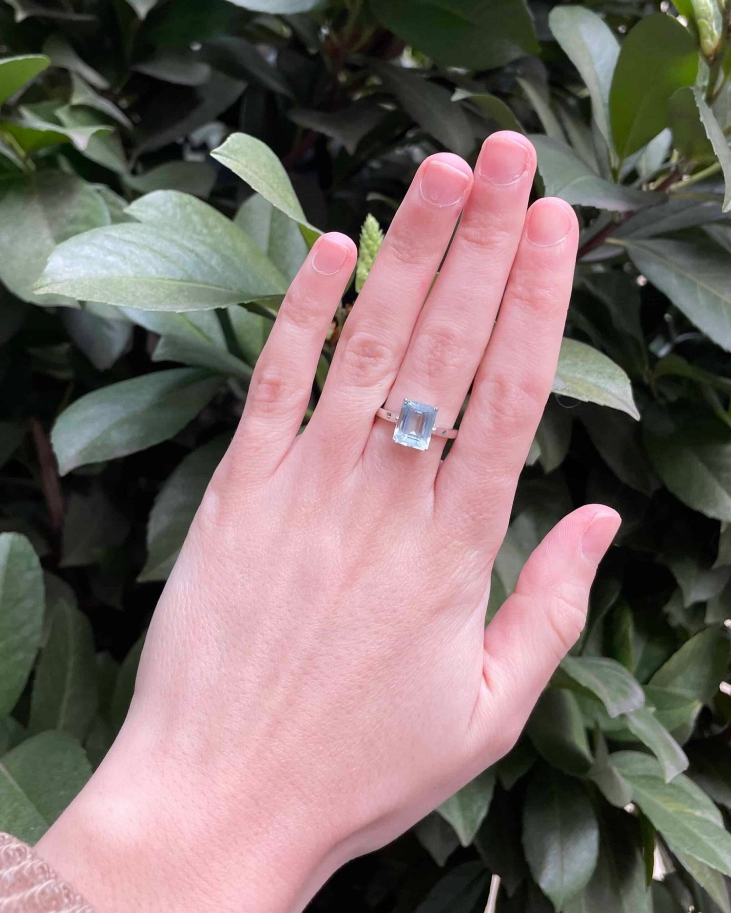 Bague Cocktail Aigue - Marine 3 carats &quot;Lysandre&quot; - Elliade Paris