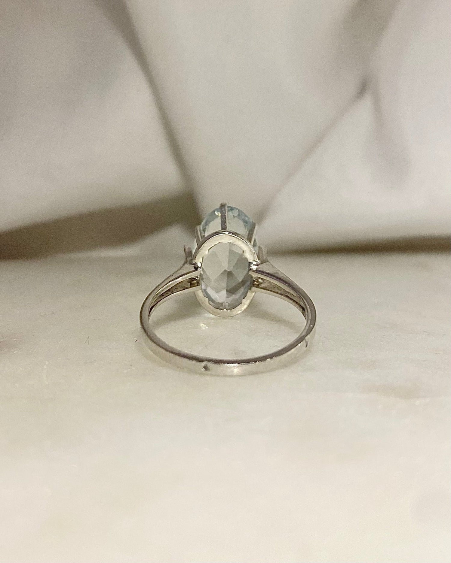 Bague Cocktail Aigue - Marine 3.40 carats &quot;Awa&quot; - Elliade Paris