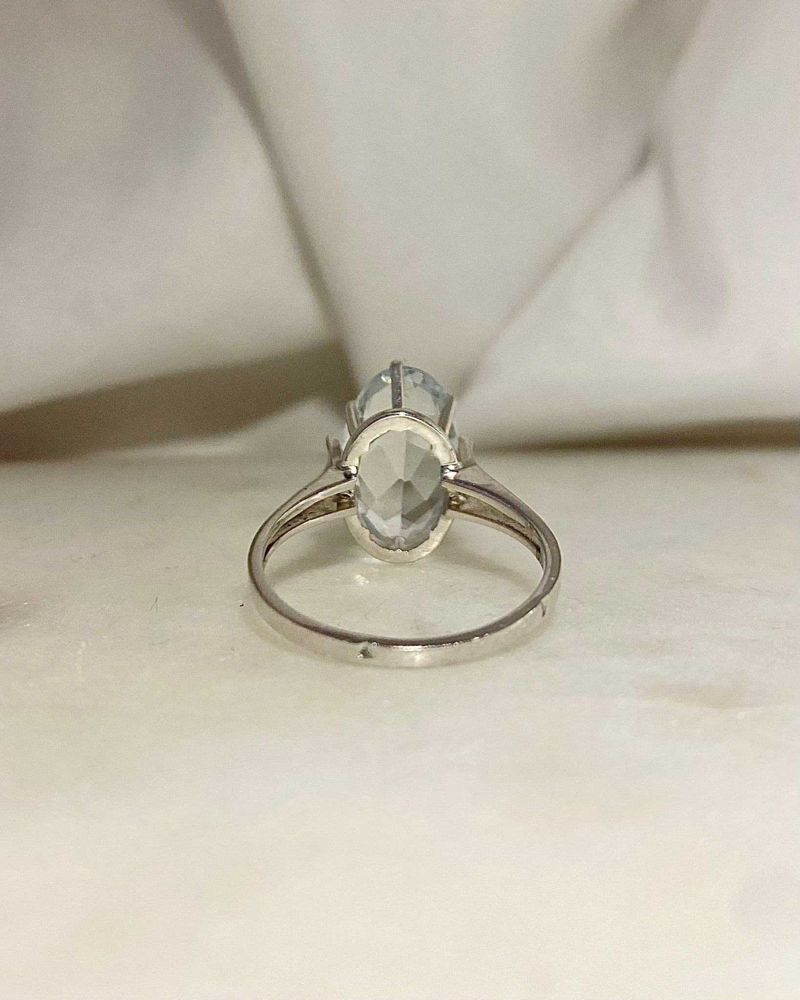 Bague Cocktail Aigue - Marine 3.40 carats &quot;Awa&quot; - Elliade Paris