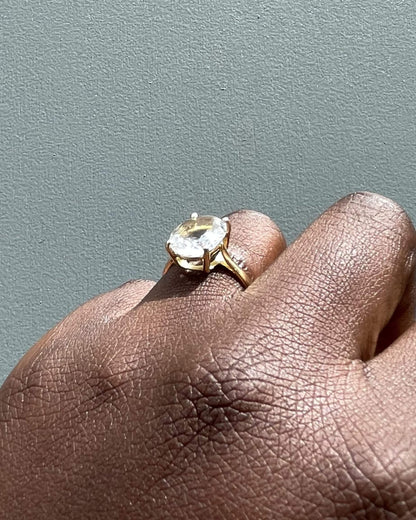 Bague Cocktail Aigue - Marine 3.40 Carats &quot;Oceana&quot; - Elliade Paris