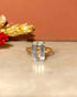 Bague Cocktail Aigue - Marine 3.50 Carats "Angel" - Elliade Paris