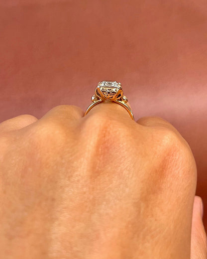 Bague Cocktail Aigue-Marine 3.55 carats 4,57g "Clara" - Elliade Paris