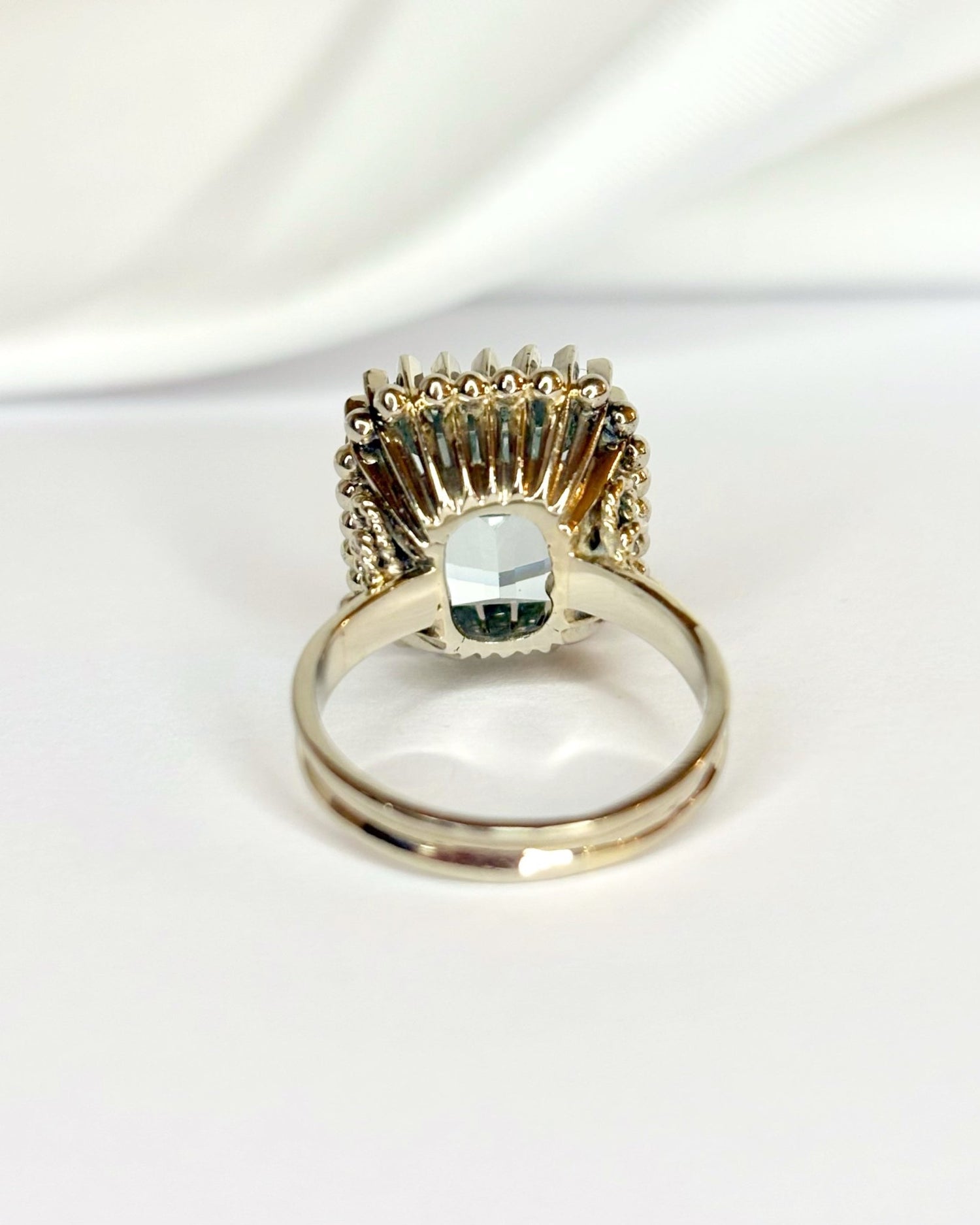 Bague Cocktail Aigue - Marine 4.50 carats "Bérylla" - Elliade Paris