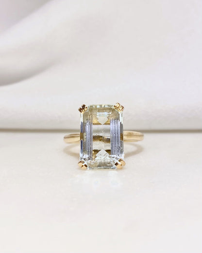 Bague Cocktail Aigue Marine 5.40 carats &quot;Rosalie&quot; - Elliade Paris