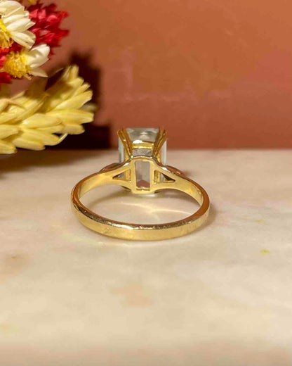 Bague Cocktail Aigue-Marine &quot;Malvina&quot;