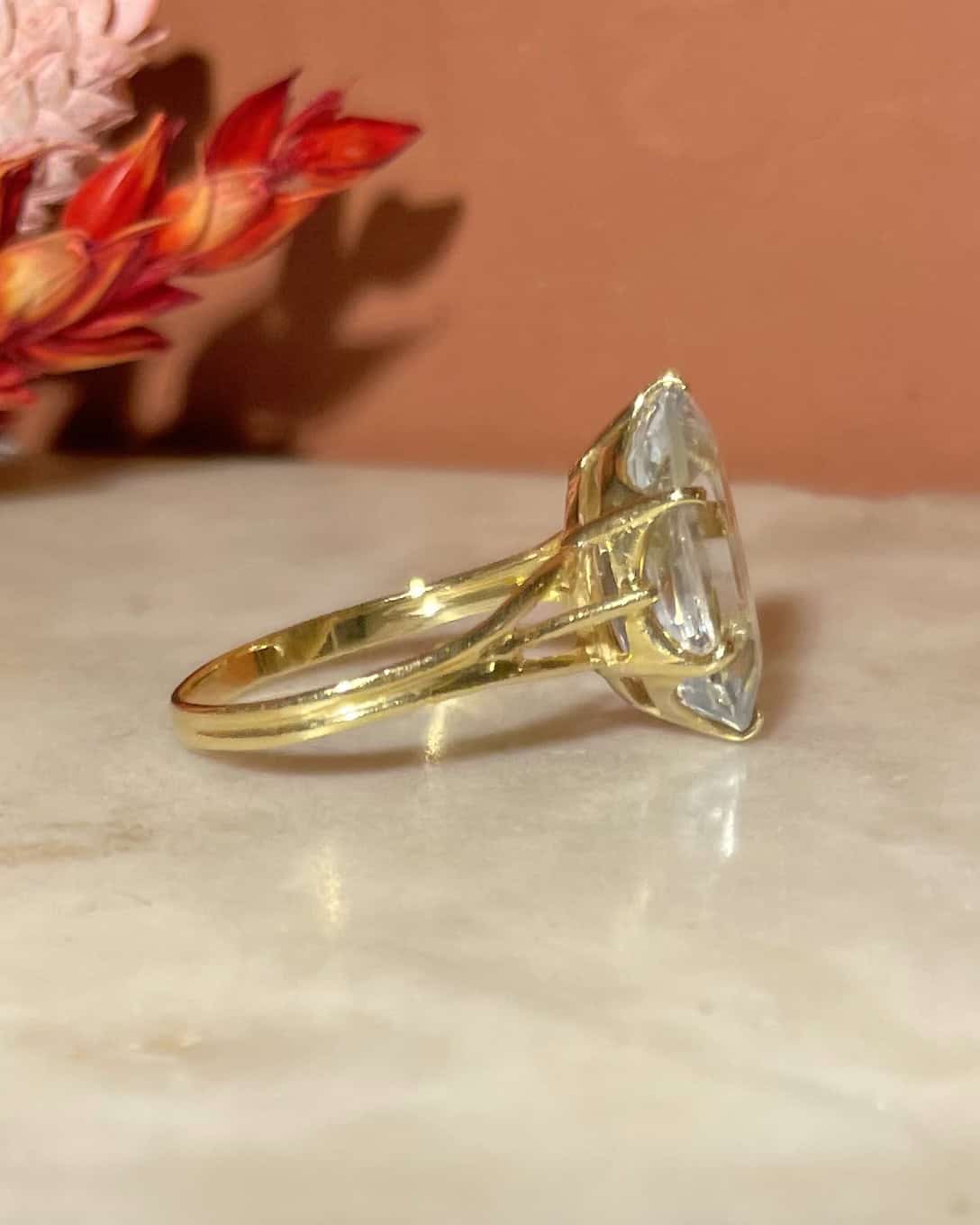 Bague Cocktail Aigue-Marine 3.50 Carats &quot;Lévon&quot;