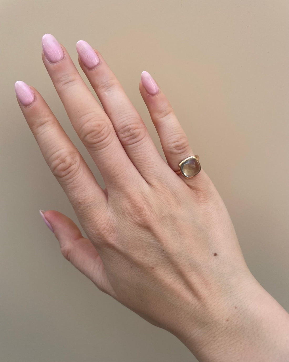 Bague Cocktail Aigue - Marine &quot;Carmelia&quot; - Elliade Paris
