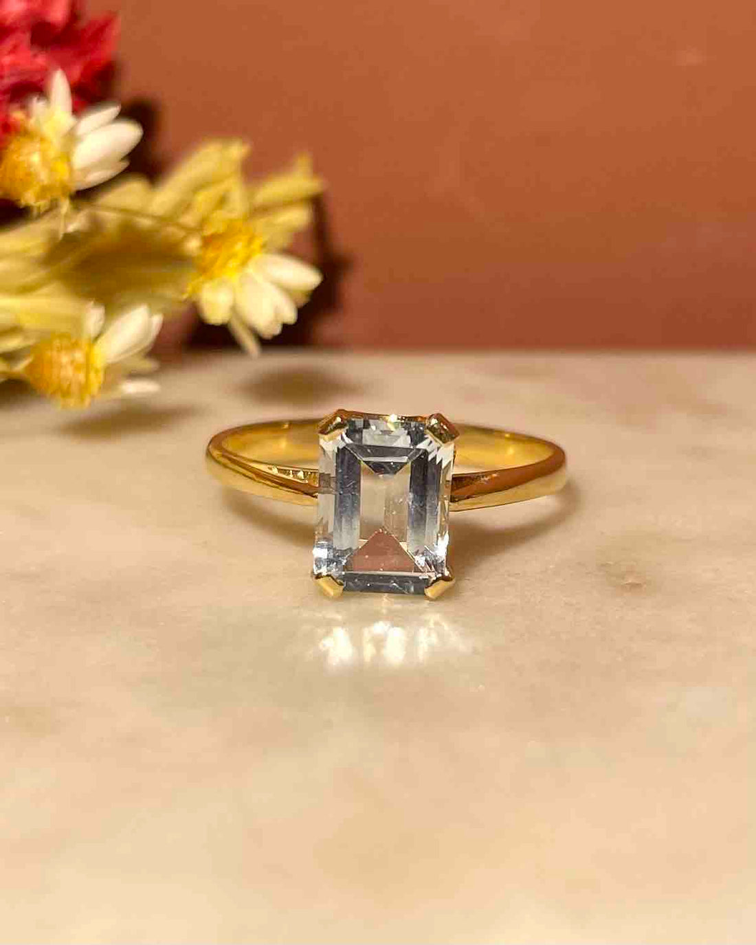 Bague Cocktail Aigue-Marine 1.50 Carat &quot;Gloria&quot;