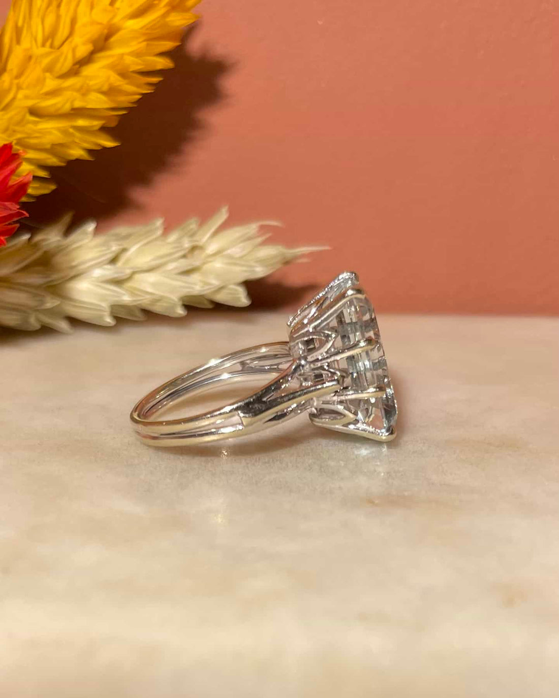 Bague Cocktail Aigue-Marine 7 carats &quot;Rhéa&quot;