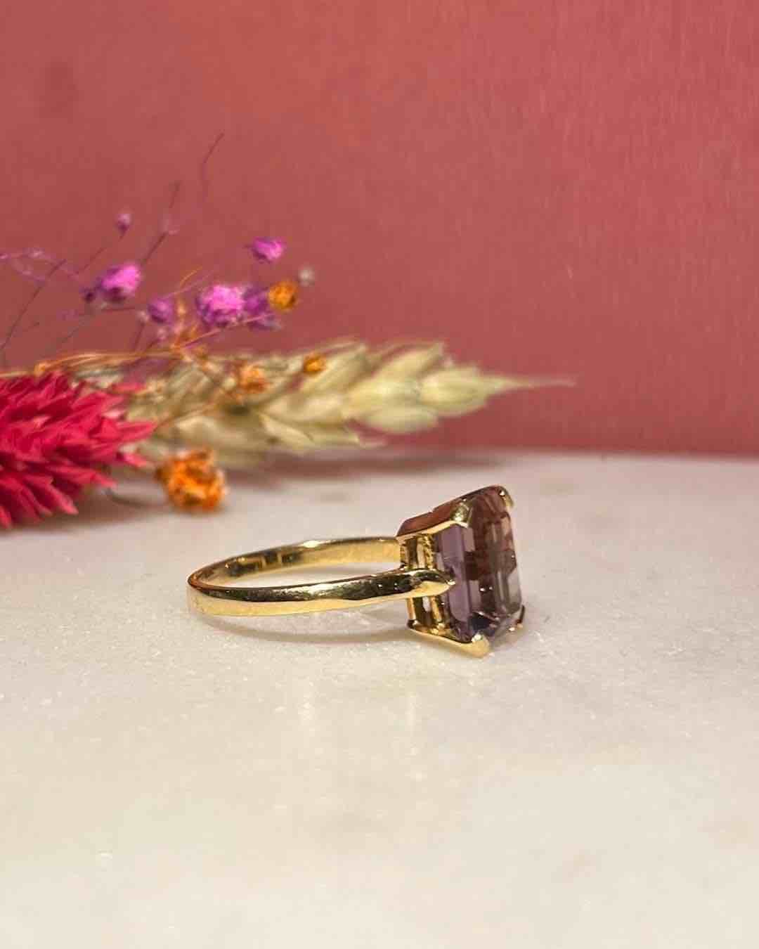 Bague Cocktail Améthyste 2.20 Carats &quot;Patricia&quot; - Elliade Paris