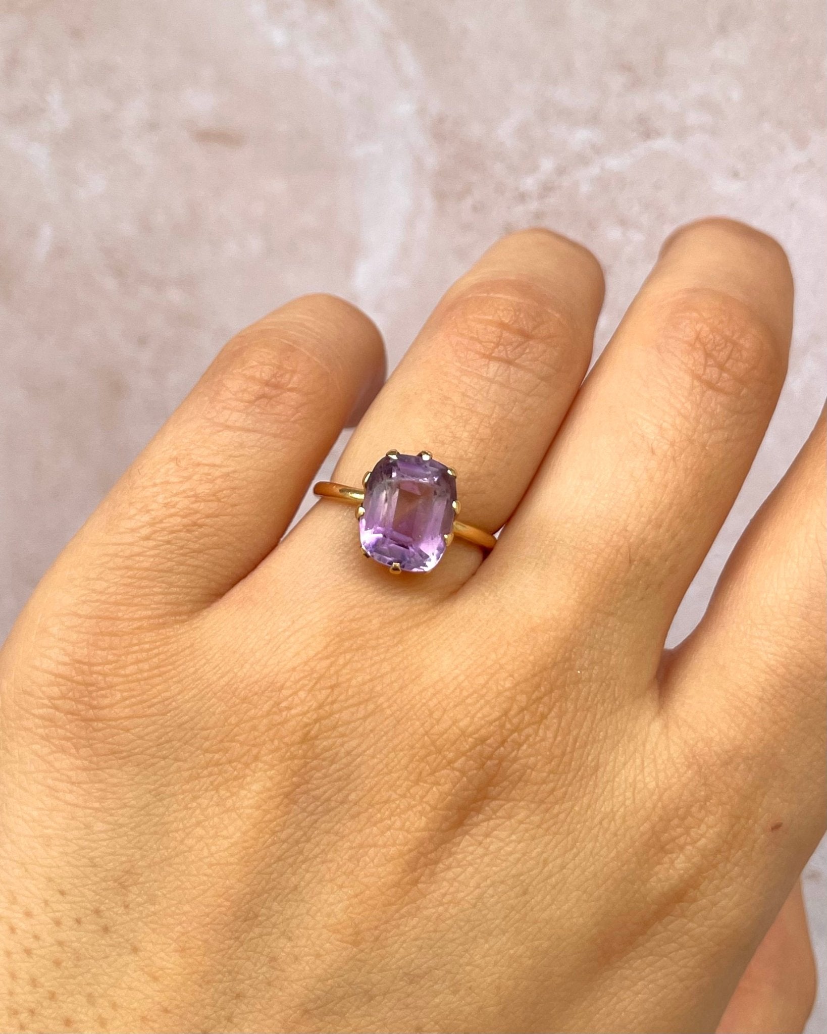 Bague Cocktail Améthyste 2.80 carats "Suzanne" - Elliade Paris