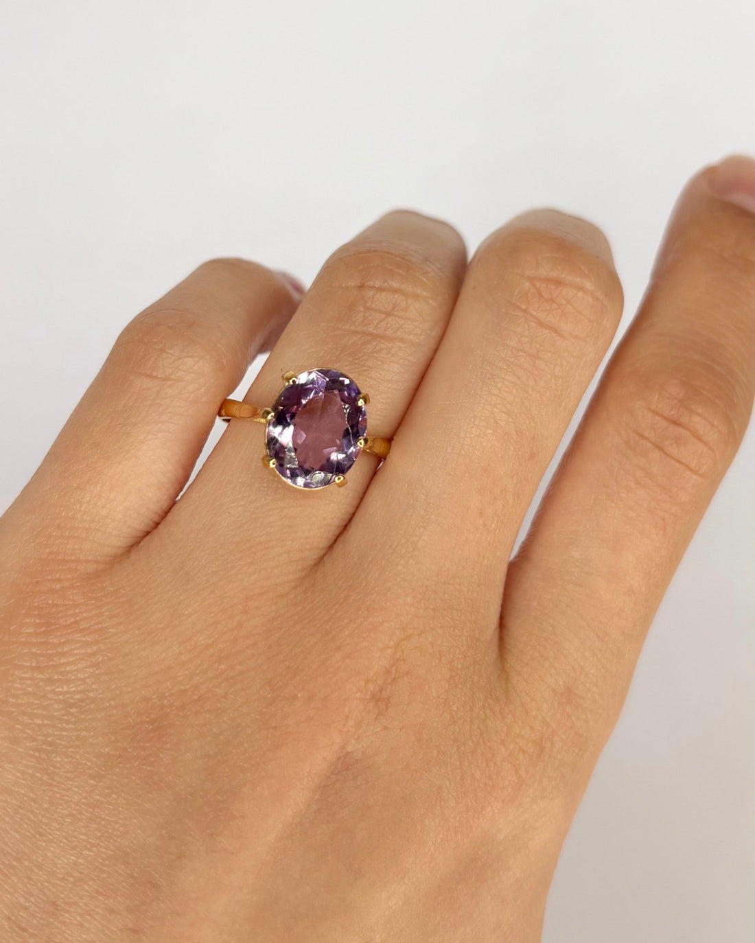 Bague Cocktail Améthyste 3.90 carats "Serine" - Elliade Paris