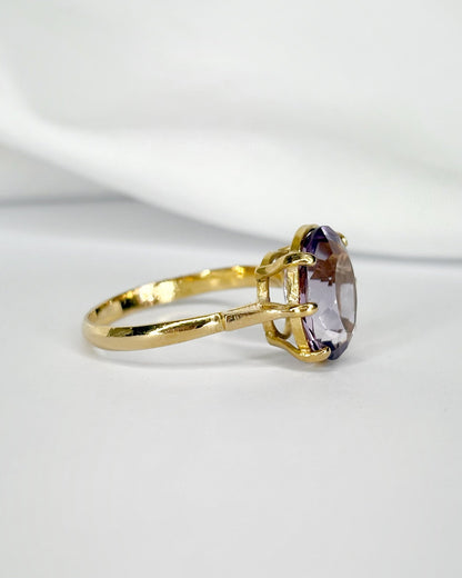 Bague Cocktail Améthyste 3.90 carats "Serine" - Elliade Paris