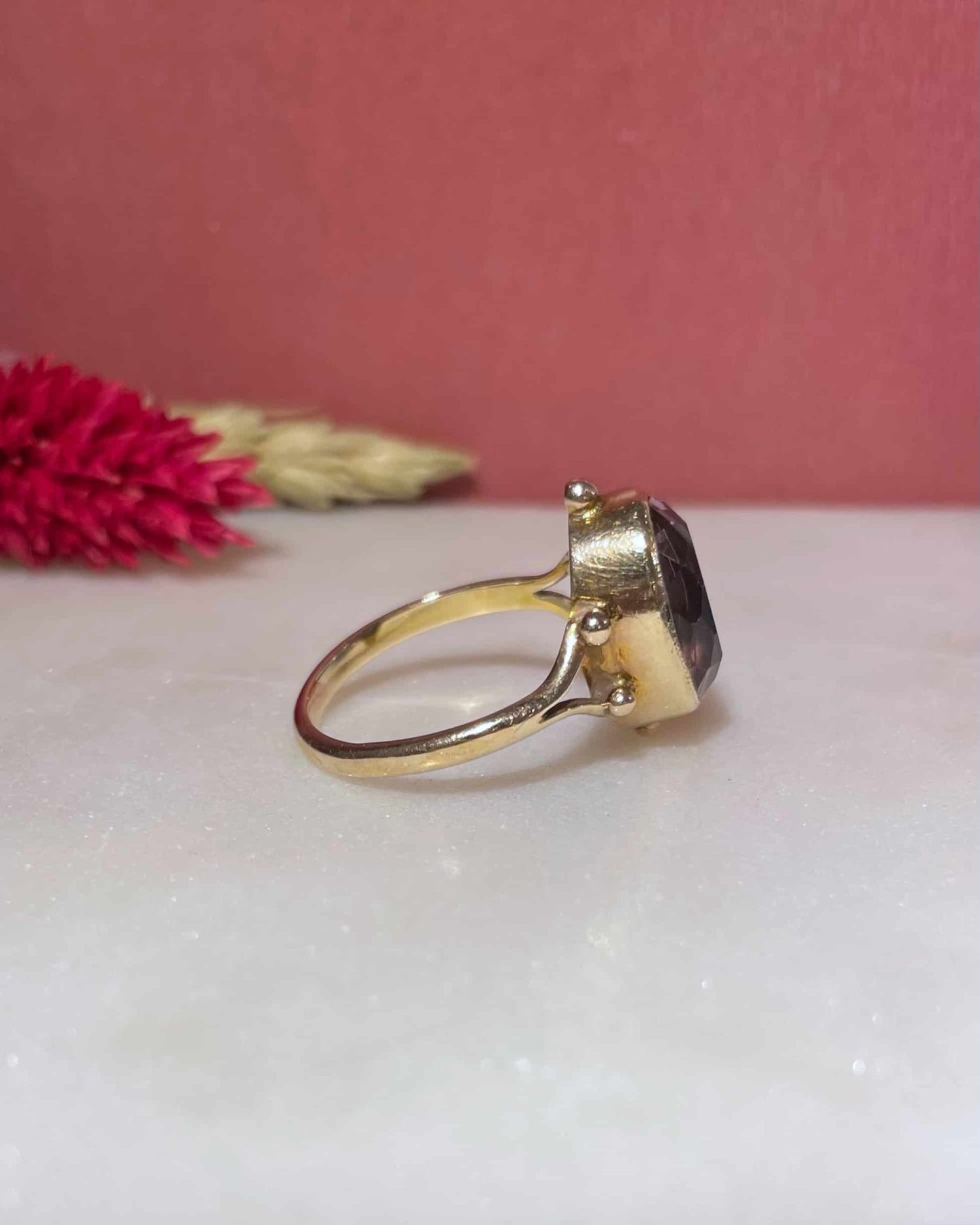 Bague Cocktail Améthyste 6.50 carats &quot;Ariel&quot; - Elliade Paris