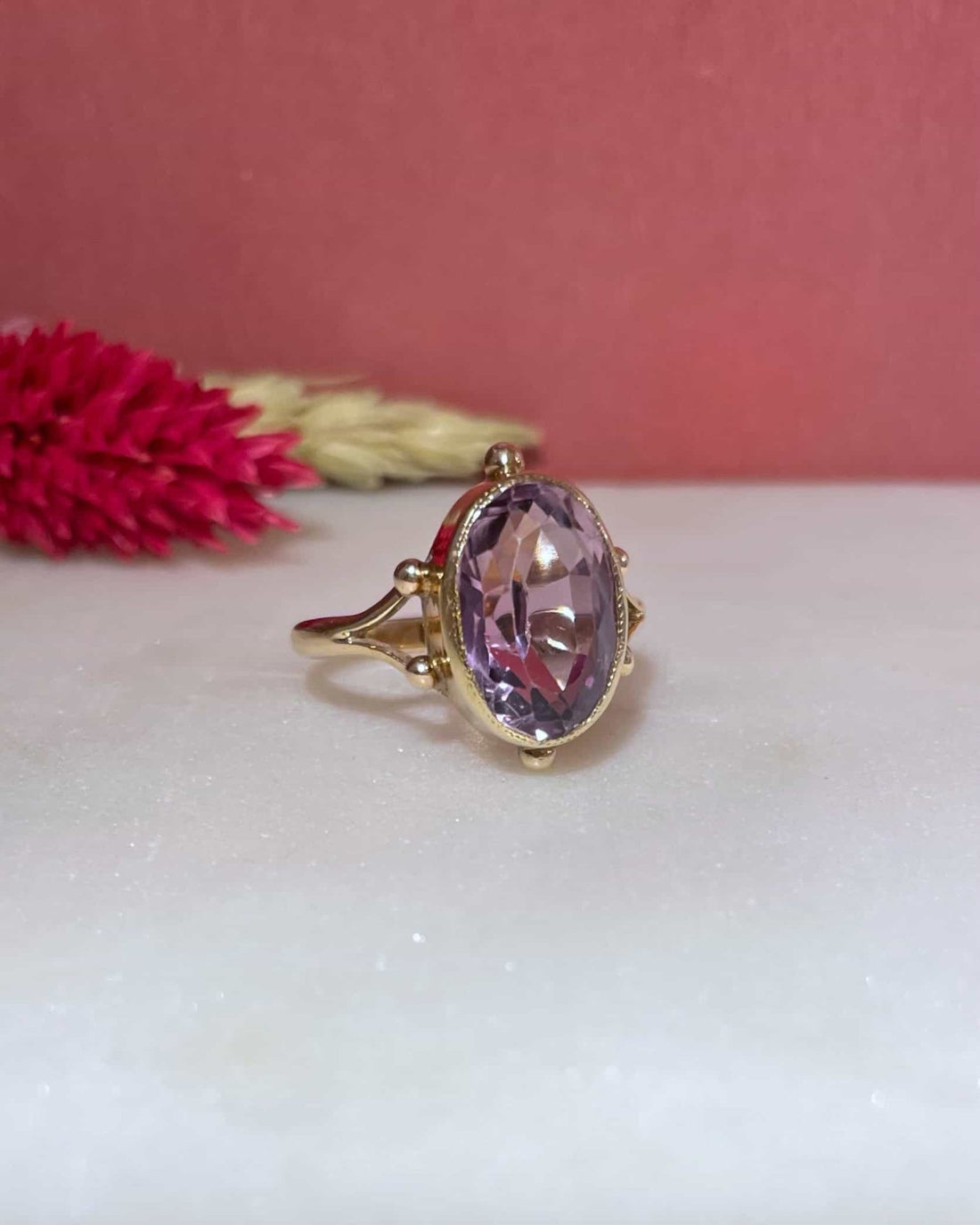 Bague Cocktail Améthyste 6.50 carats &quot;Ariel&quot; - Elliade Paris
