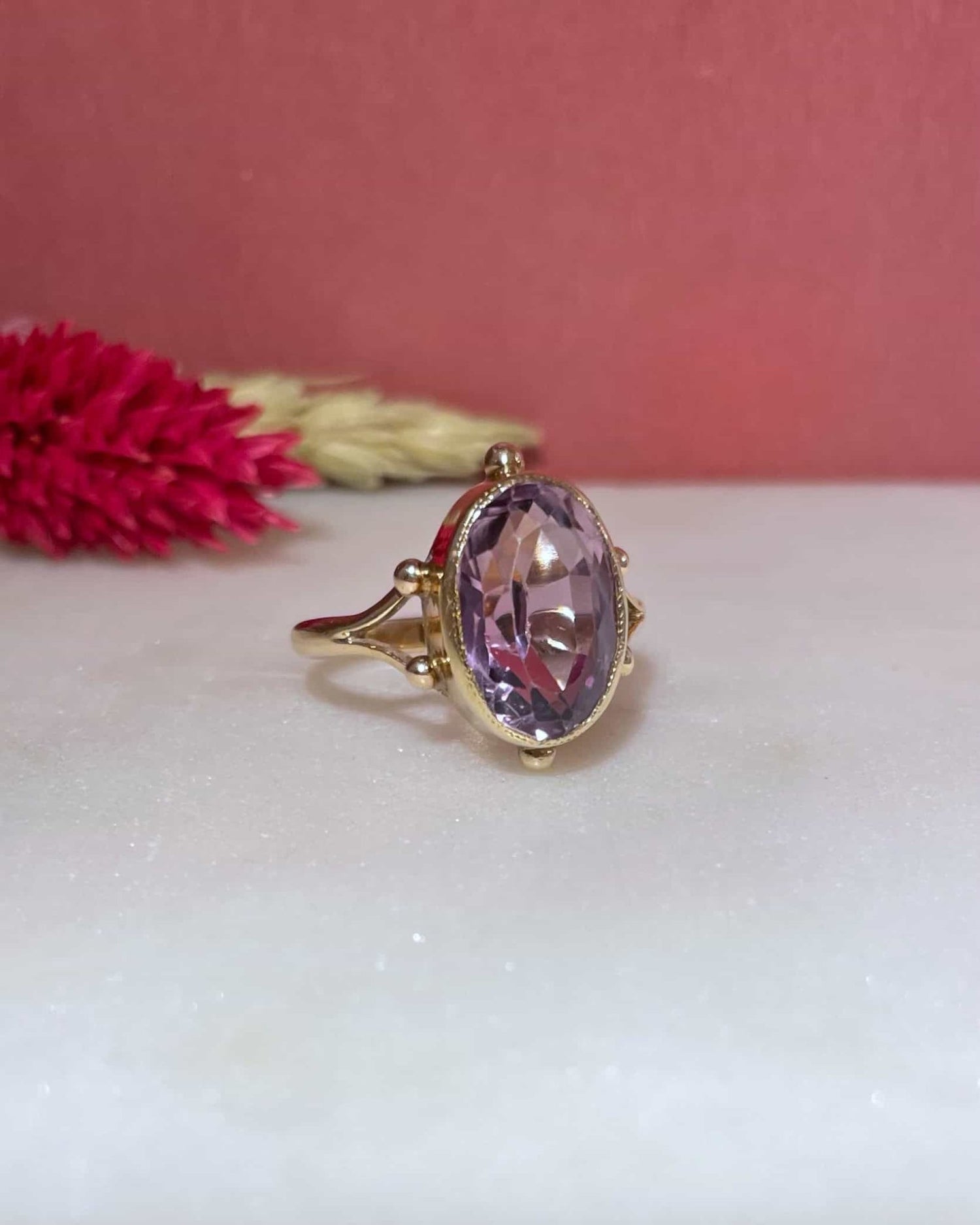 Bague Cocktail Améthyste 6.50 carats &quot;Ariel&quot; - Elliade Paris