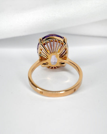 Bague Cocktail Améthyste 7.90 carats "Maëlle" - Elliade Paris