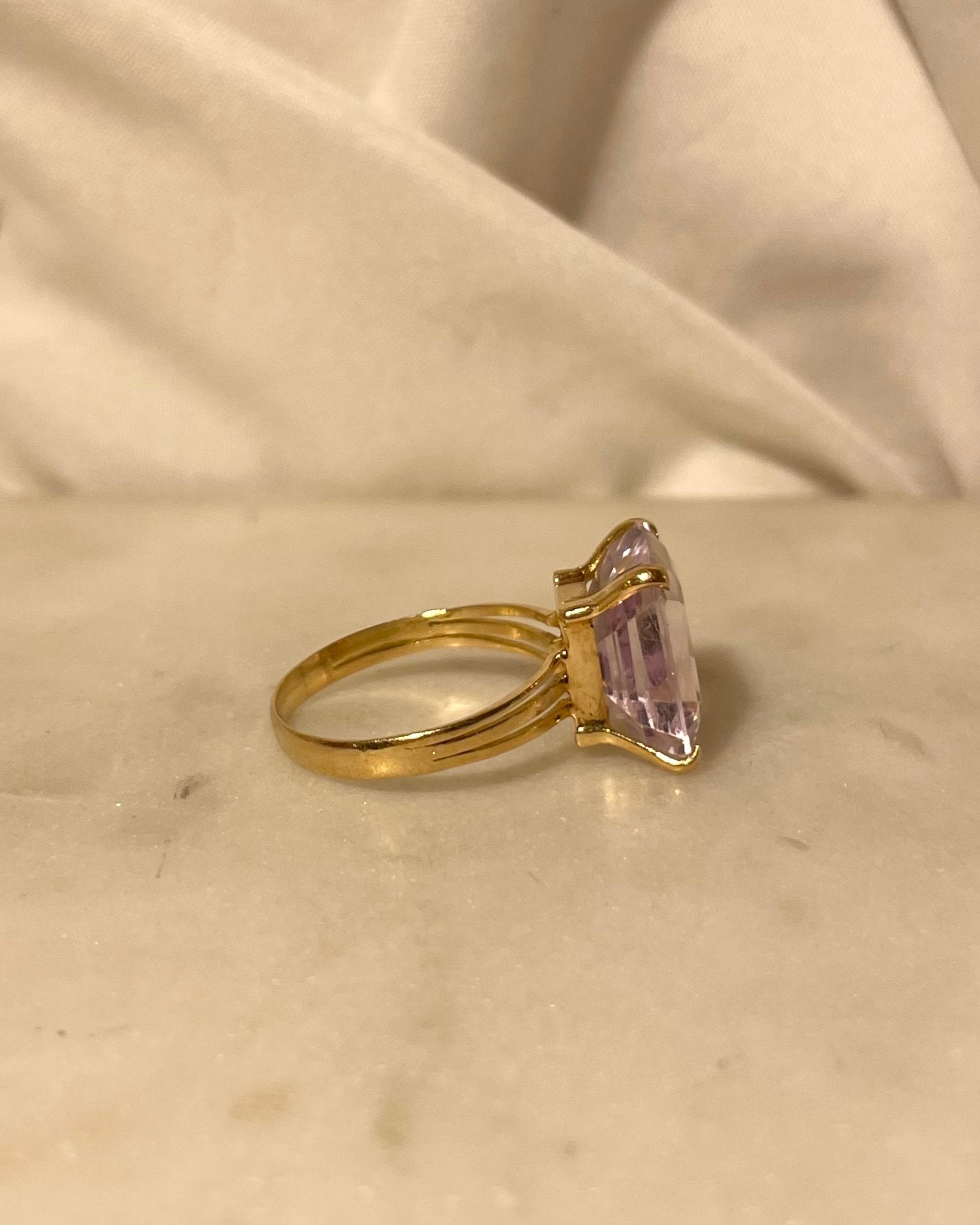 Bague Cocktail Améthyste 8.10 Carats &quot;Pia&quot; - Elliade Paris