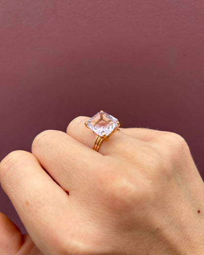 Bague Cocktail Améthyste 8.10 Carats &quot;Pia&quot; - Elliade Paris