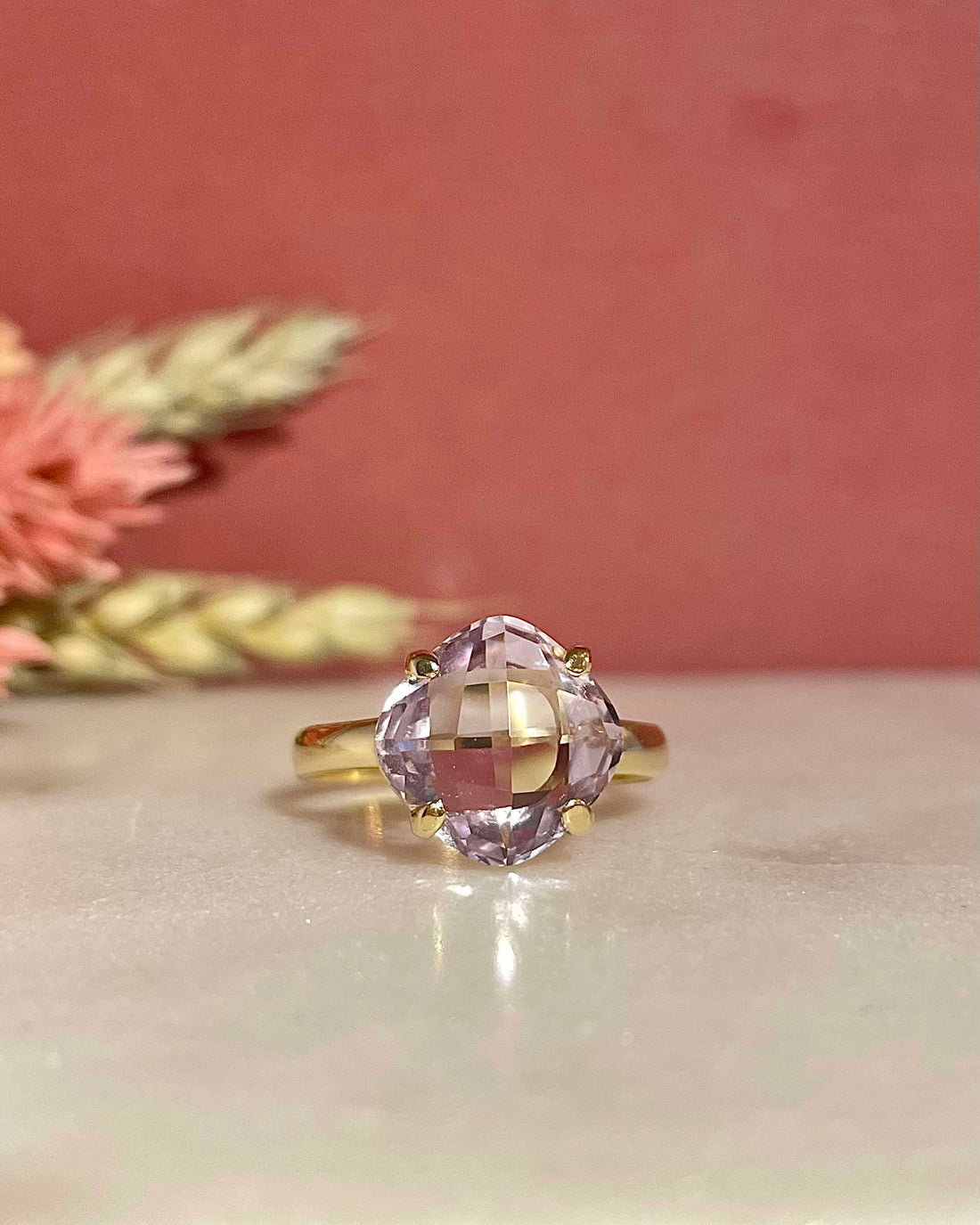 Bague Cocktail Améthyste 5.20 carats &quot;Aurora&quot;