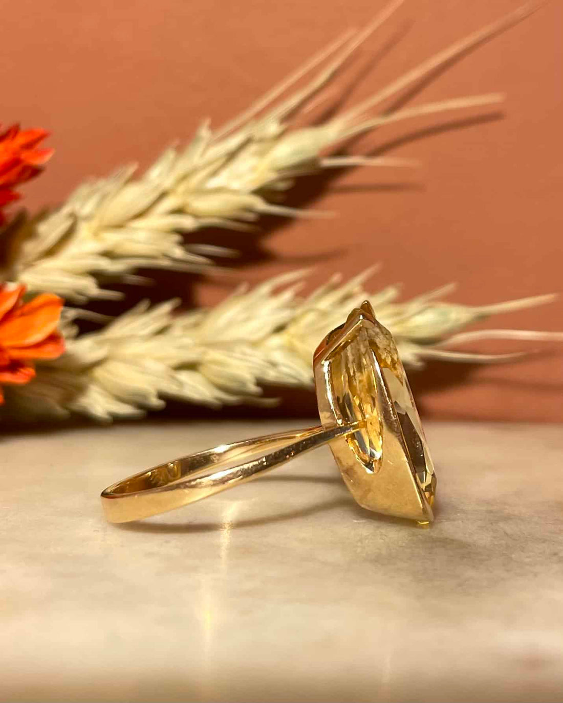 Bague Cocktail Citrine 2.70 carats &quot;Harlow&quot;