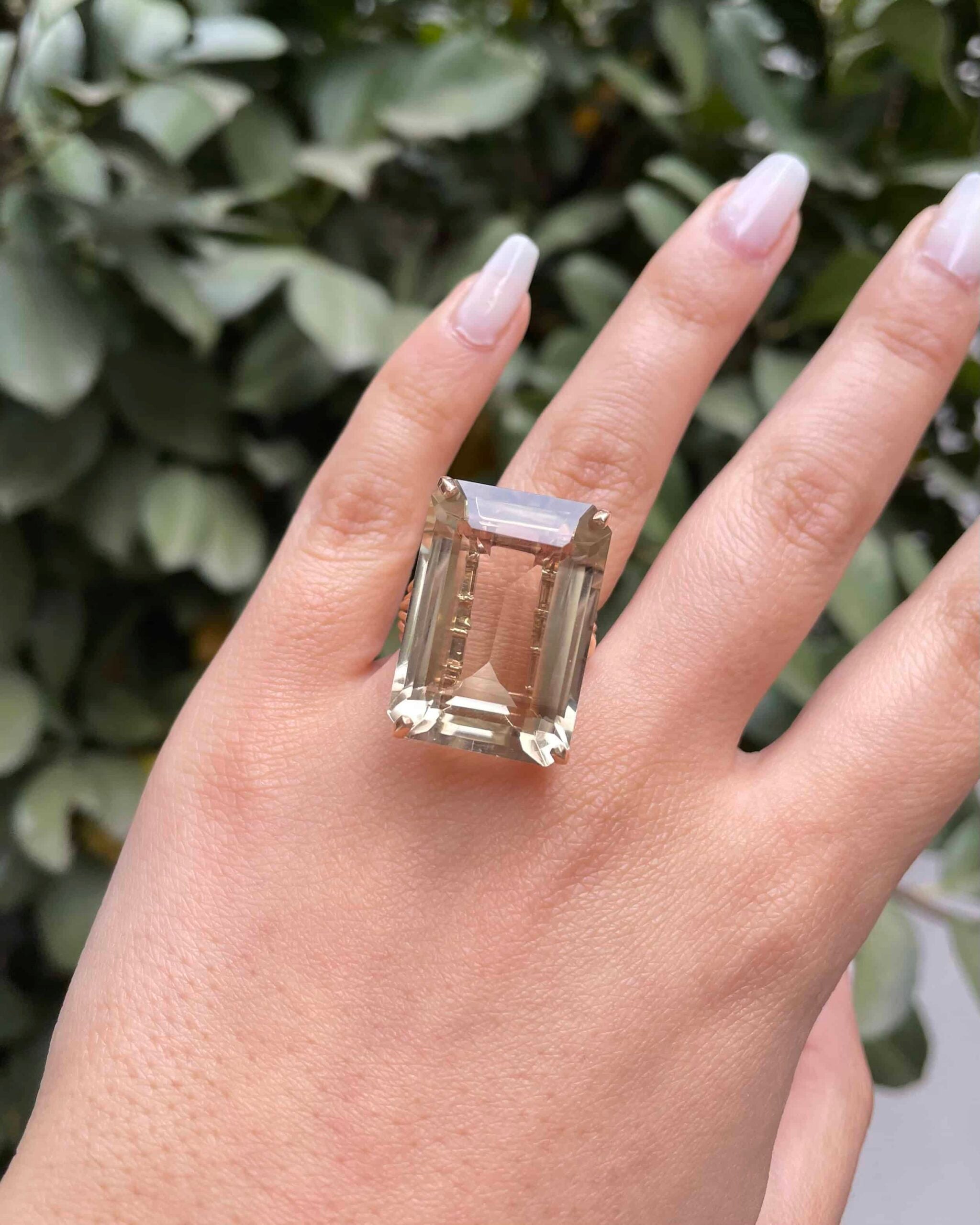 Bague Vintage Cocktail Citrine 36.90 carats &quot;Clara&quot;