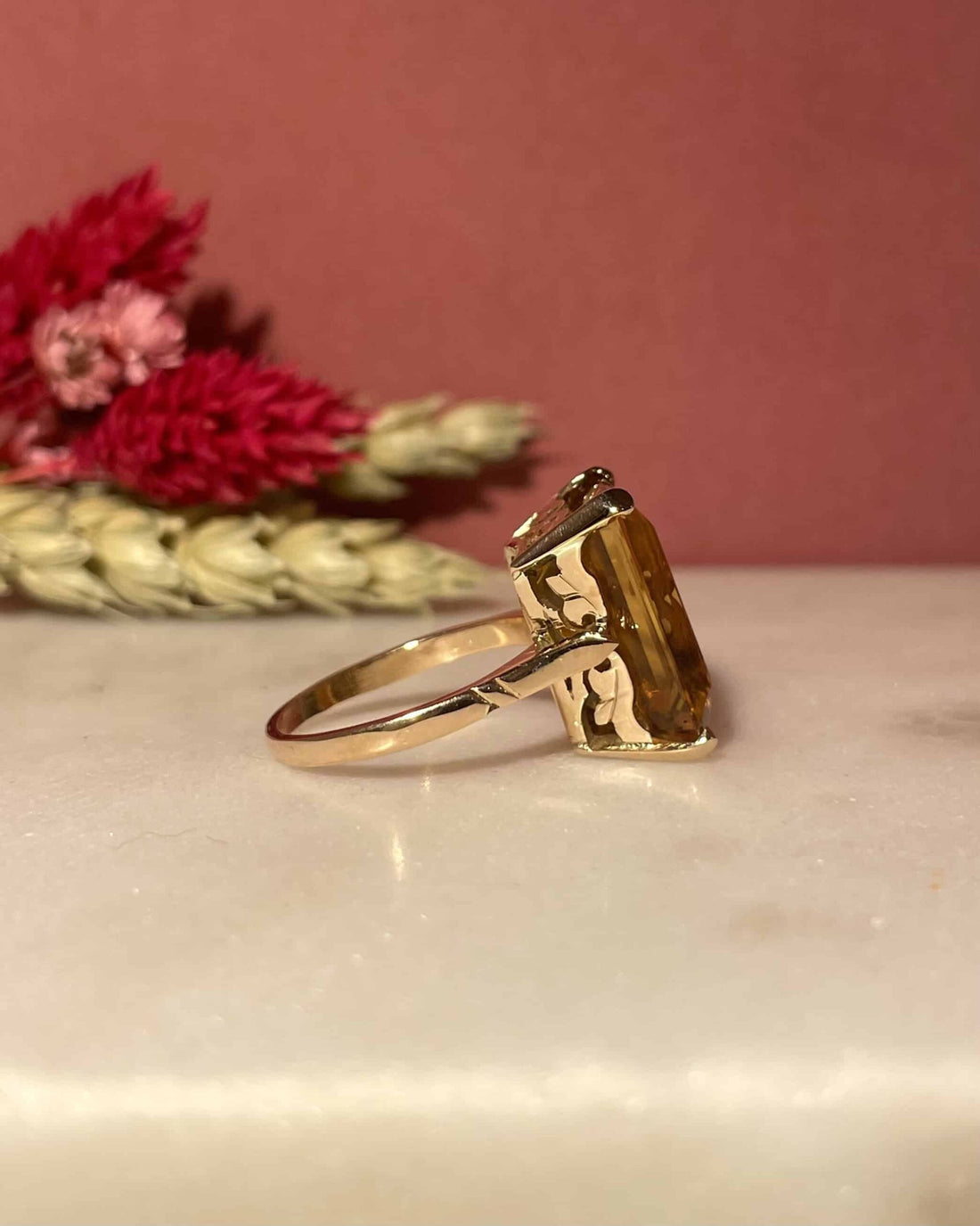 Bague Cocktail Citrine 10.40 Carats &quot;Sacha&quot;
