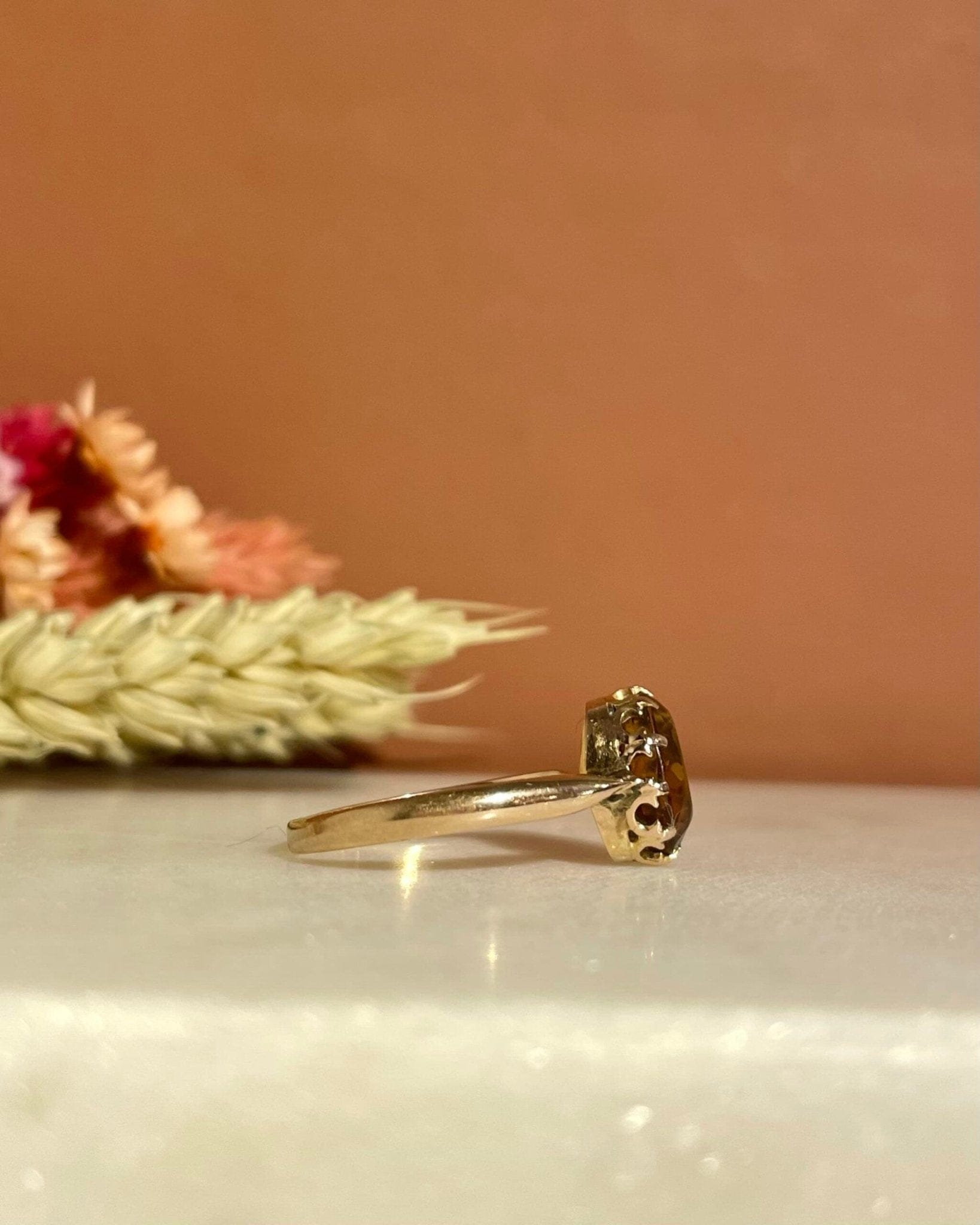 Bague Cocktail Citrine 2.10 Carats "Orphée" - Elliade Paris