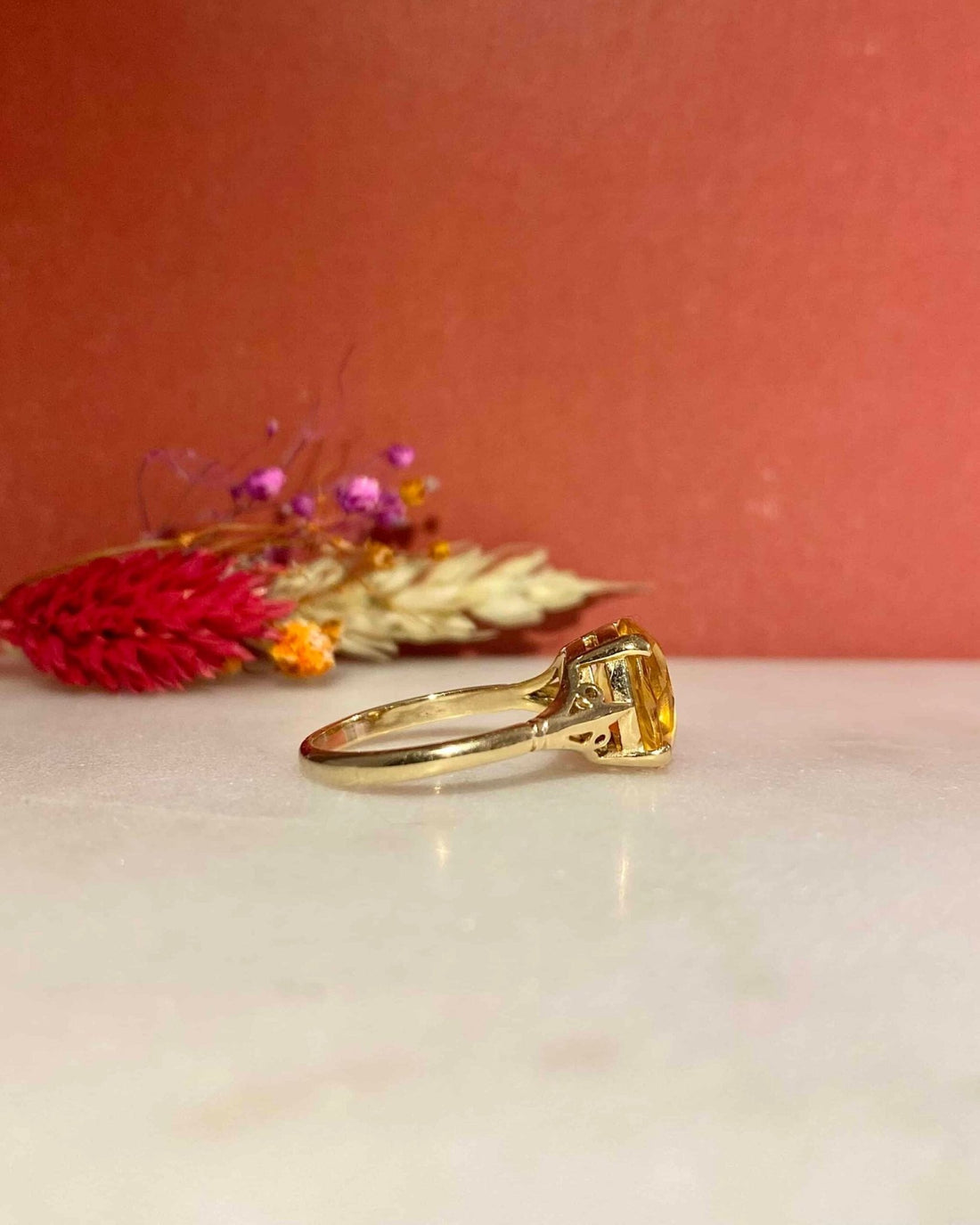Bague Cocktail Citrine 2.20 carats &quot;Denise&quot; - Elliade Paris