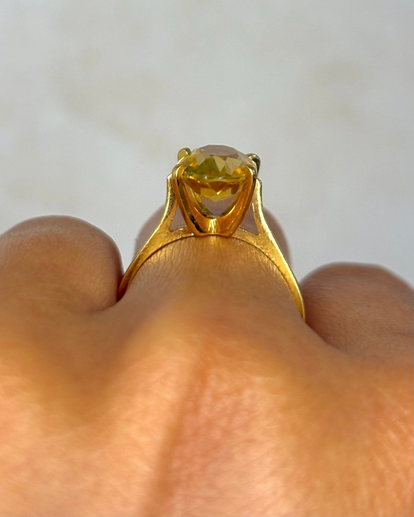 Bague Cocktail Citrine 2.30 carats "Amélia" - Elliade Paris