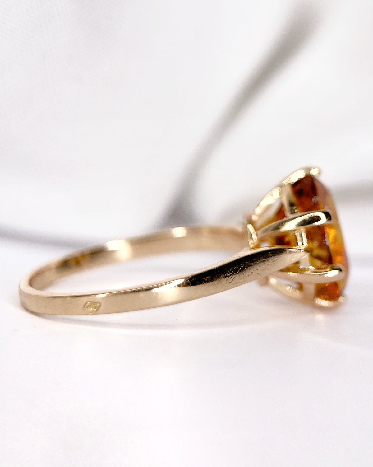 Bague Cocktail Citrine 2.35 carats "Léandre" - Elliade Paris