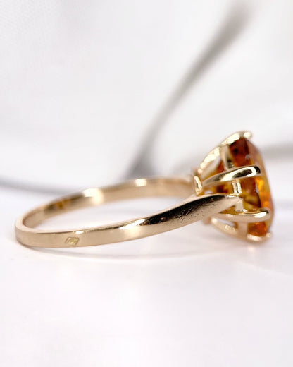Bague Cocktail Citrine 2.35 carats "Léandre" - Elliade Paris