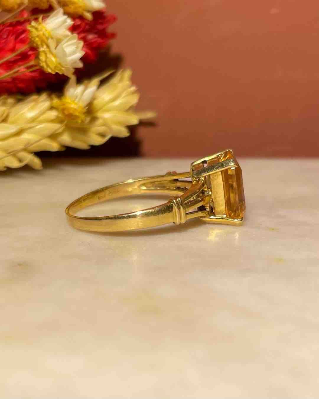 Bague Cocktail Citrine 2.70 carats "Selah" - Elliade Paris