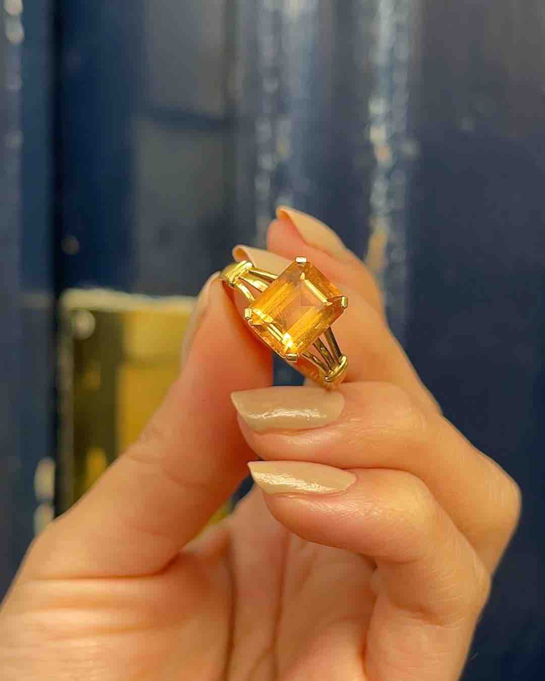 Bague Cocktail Citrine 2.70 carats "Selah" - Elliade Paris