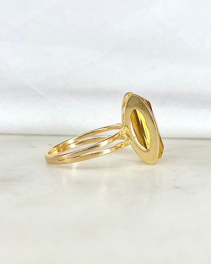 Bague Cocktail Citrine 3.70 carats &quot;Olga&quot; - Elliade Paris
