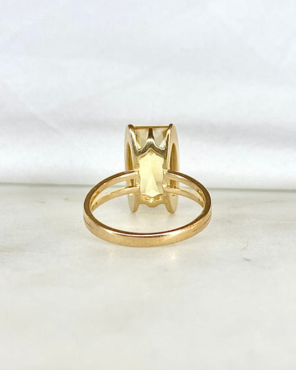 Bague Cocktail Citrine 3.70 carats &quot;Olga&quot; - Elliade Paris
