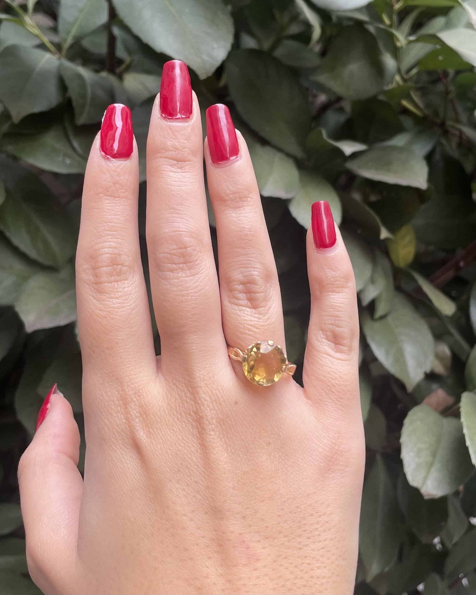 Bague Cocktail Citrine 4.40 carats &quot;Saydee&quot; - Elliade Paris