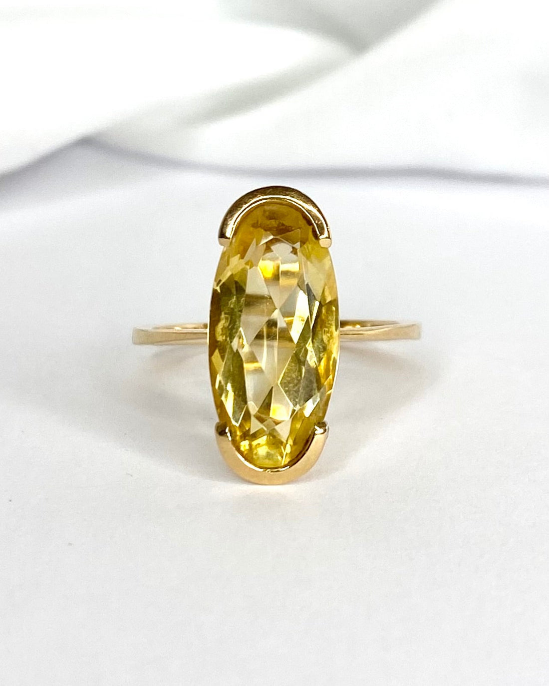 Bague Cocktail Citrine 4.50 carats "Rana" - Elliade Paris
