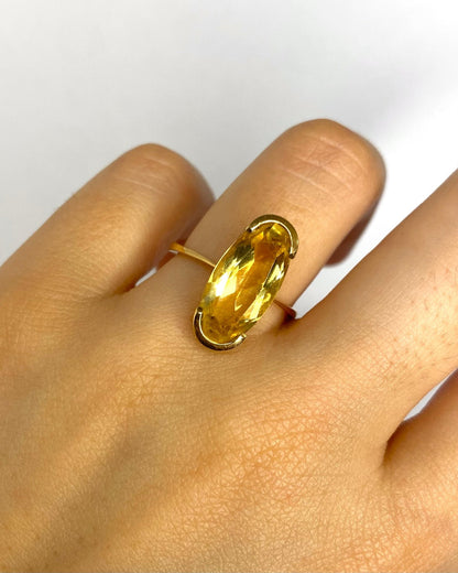 Bague Cocktail Citrine 4.50 carats "Rana" - Elliade Paris